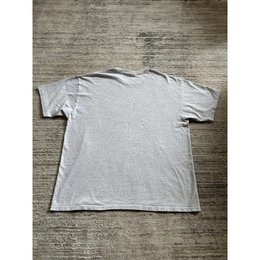 Hanes T-Shirt Men Light Gray SzXL BUDWEISER Jammin For Education(1999)VTG HeavyW - Picture 5 of 14